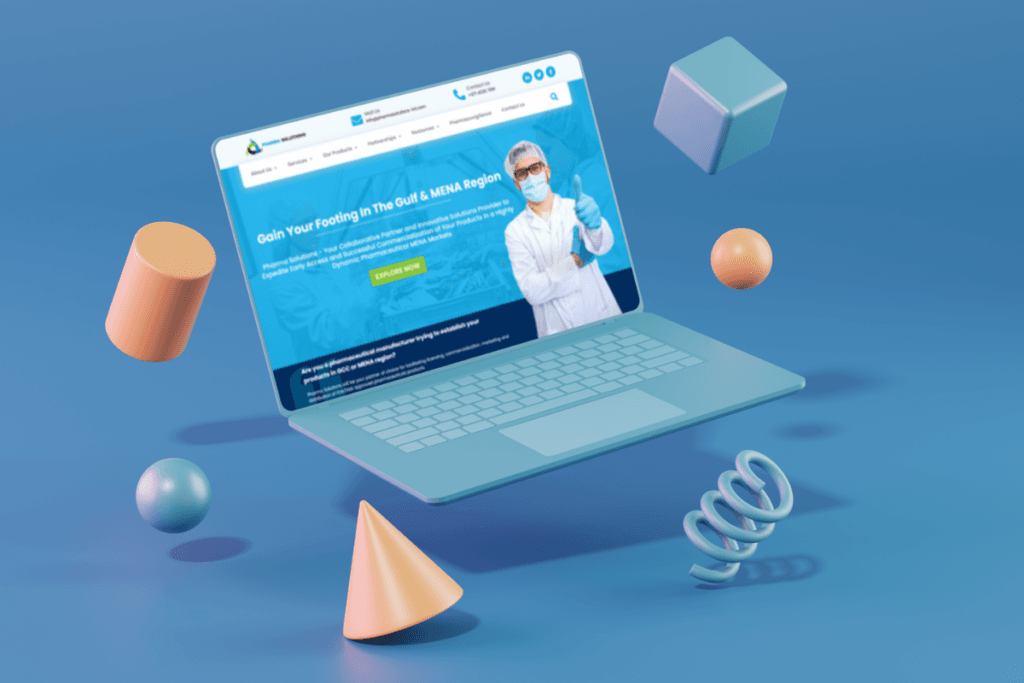 PharmaSolutions Website Design